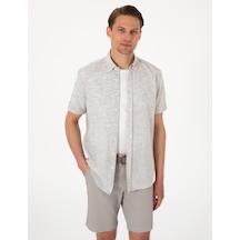 Pierre Cardin Erkek Haki Gömlek Kısa Kollu 50307067-vr027 Haki