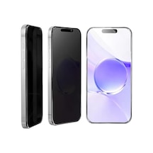 Newface Apple İphone 12 Bilvis 5in1 5d Magic Hayalet Cam Ekran Koruyucu - Siyah