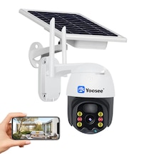 Yoosee 4G Güneş Enerjili Sim Kartlı Solar Güvenlik Kamerası