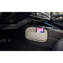 Bmw 3 Serisi 320td Deri Organizer Cep Düzenleyici Gri