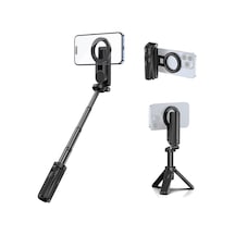 Ulanzi Jj03s Manyetik Telefon Tripodu 360 Selfie Çubuğu Bluetooth Kumandalı Siyah - T090a