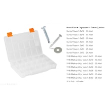 Sunta Vidası Matkap Uçlu Vida Set 695 Adet