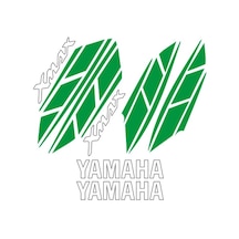 Yamaha Xmax Sticker Set Yeşil 001