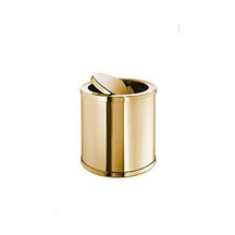 Defne 5 Lt Döner Kapak Çöp Kovası Altın