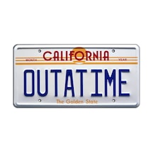Back To The Future Outatime License Plate Plaka