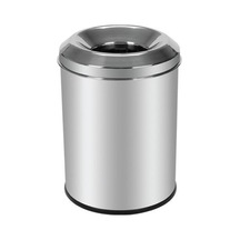Palex 3824-8 Krom Yanmaz Çöp Kovası 8 Litre
