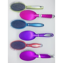 Oval Renkli Saç Fırçası Tarak