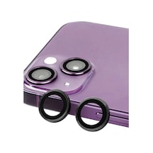 Newface Apple İphone 13 Mini Raze Metal Kamera Lens - Siyah