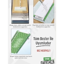 One Click Akıllı Mop Paleti Xl 32cm Tembel Mop El Değmeden Islak Havlu Ve Bez Kullan At Otomatik Dgt-101 50 x 22
