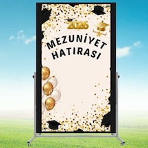 Mezuniyet Fotoğraf Panosu 108 X 200 Cm Pvc Vinil Tek Parça Model 05 7
