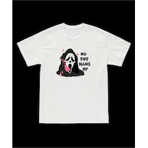 Startmore Unisex Oversize Scream Tshirt Beyaz
