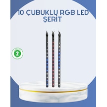 Dış Mekan Led Kayan Yıldız Işığı 10 Çubuk Aydınlatma