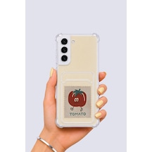 Samsung Galaxy Uyumlu S22 Kartlıklı Tomato Desenli Kılıf Mh-hs9647-5233
