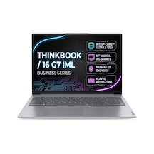 Lenovo ThinkBook 16 G7 IML 21MS005KTR-002 Ultra 5 125U 16 GB 1 TB SSD 16" Free Dos Dizüstü Bilgisayar