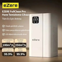 Ezere Fullclean Pro Have Temizleme Cihazı 350 Cadr Led Ekran İyon Ve Sessiz Çalışma İle Toz Duman Poleni %99.9 Filtreler. Temiz Hava- 5775 Beyaz