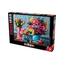 Anatolian 1000 Parçalık Puzzle - Rengarenk Buketler 1130