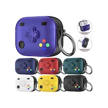 Airpods Uyumlu Pro Oyun Konsolu Şekli Kablosuz Kulaklık Koruyucu Kılıf İçin Yeşil