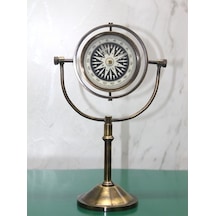 Pirinç Masa Üstü Pusula Model 4