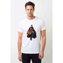Stange Baskılı Beyaz Erkek Tshirt