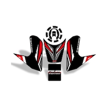 Gp Kompozit Bajaj Pulsar N/f 250 2022-2024 Uyumlu Tank Pad Siyah