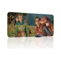 Split Fiction Kaymaz Dikişli Kauçuk Oyuncu Mousepad V3 - 90x40 Xxl Gaming Mouse Pad Fare Altlığı