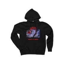 Obituary Cause Of Death Siyah Kapşonlu Sweatshirt Hoodie Siyah