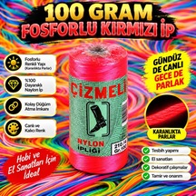 Çizmeli Marka-100 Gram-9 Kat-fosforlu Kırmızı Renk