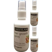Hubrendy Sh Caizilan Hair Growth Spray 3 Adet Zencefil Özlü Saça Boyut Spreyi 50 Ml