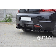 Volkswagen Scirocco Parlak Siyah Difüzör Plastik Boyalı
