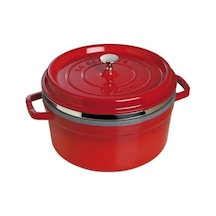 Staub La Cocotte Döküm Tencere Buharlı Pişirici ile Kiraz 26 CM