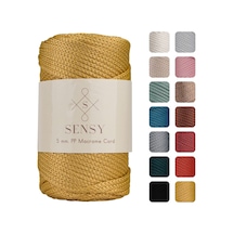 5 Mm - 400 Gr Polyester Makrome 95 M Polyester Makrome Ip Supla Ip Ve Çanta Ipliği Hardal
