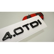 Audi 4.0 Tdi B7 B8 B9 Siyah Abs Bagaj Yazı Logo Arma