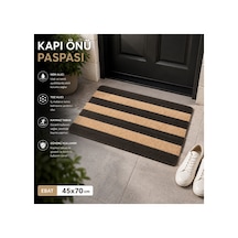 Delta Cc003a Bej Kaymaz Taban Nem Alıcı Toz Alıcı Kapı Önü Paspası Uv Dayanıklı 45x70 Cm