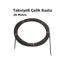 20 M Çelik Kılavuz 20 M Çelik Halat Takviyeli Susta
