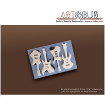 Gitar Set Silikon Kalıbı No 1