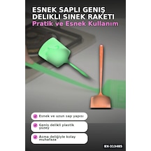 Esnek Saplı Geniş Delikli Sinek Raketi 1 Adet Ev Ofis Bahçe Yazlık Kullanımı Bx-313485 Diğer