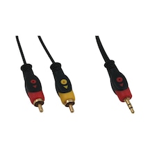 2RCA 3.5 MM Stereo AUX Ses Kablosu 1.5 M