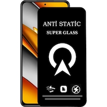 Xiaomi Poco F3 ile Uyumlu Tam Kaplayan Anti Statik Safir Çizilmez Cam Ekran Koruyucu