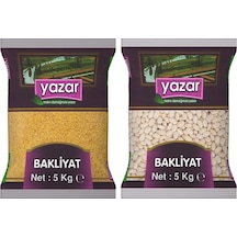 Yazar Pilavlık Bulgur 5 KG + Yazar Çumra Fasulye 5 KG