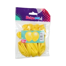 TMT8631  Metalik Sarı Balon 12 inç 12li -Balonevi
