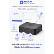 Mesajcı Güzellik Merkezi Randevu & Müşteri Hatırlatma Modülü Otomatik E-posta Sistemi