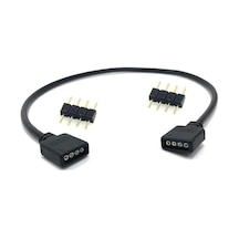 30 cm. 4 Pin A RGB LED Çevirici Ekleme Birleştirme Uzatma Kablo