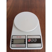 Beyaz Hassas Mutfak Tartısı Dijital Beyaz