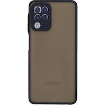 Newface Samsung Galaxy A22 Kılıf Montreal Silikon Kapak - Lacivert
