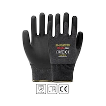 Beybi B-flex110 Köpük Nitril Kaplı Eldiven Gri Siyah