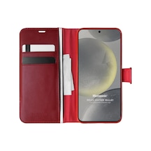 Microsonic Samsung Galaxy Uyumlu S24 Plus Kılıf Delux Leather Wallet