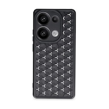 Xiaomi Redmi Note 13 Pro 4g Kılıf Petek Silikon Kapak - Siyah -