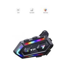 Torima Y20 Siyah Bluetooth Intercom Motosiklet Kulaklığı
