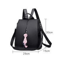 Luckydog Mavi Kadın Moda Vahşi Oxford Kumaş Çanta, Omuz Veya Sırt Çantası Mavi