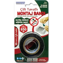 Ultra Güçlü Çift Taraflı Köpük Bant 20 Mm X 1,5 Metre